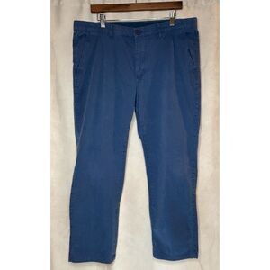 English Laundry Blue Chino Pants 36x30 Mens Cotton Stretch Casual Straight